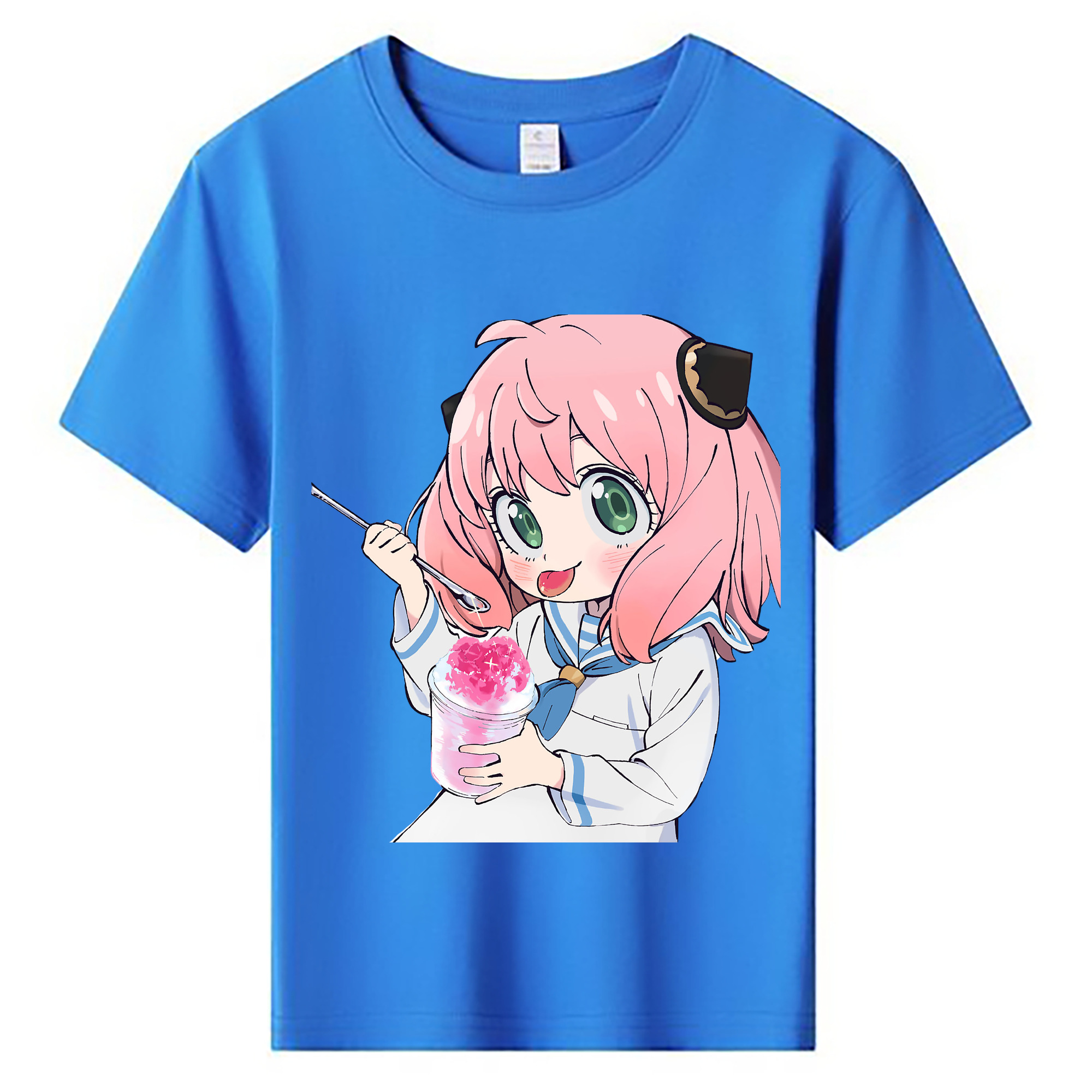 （画像用） SPY×FAMILY间谍家家酒 綿100％キッズTシャツ（フロントプリント）